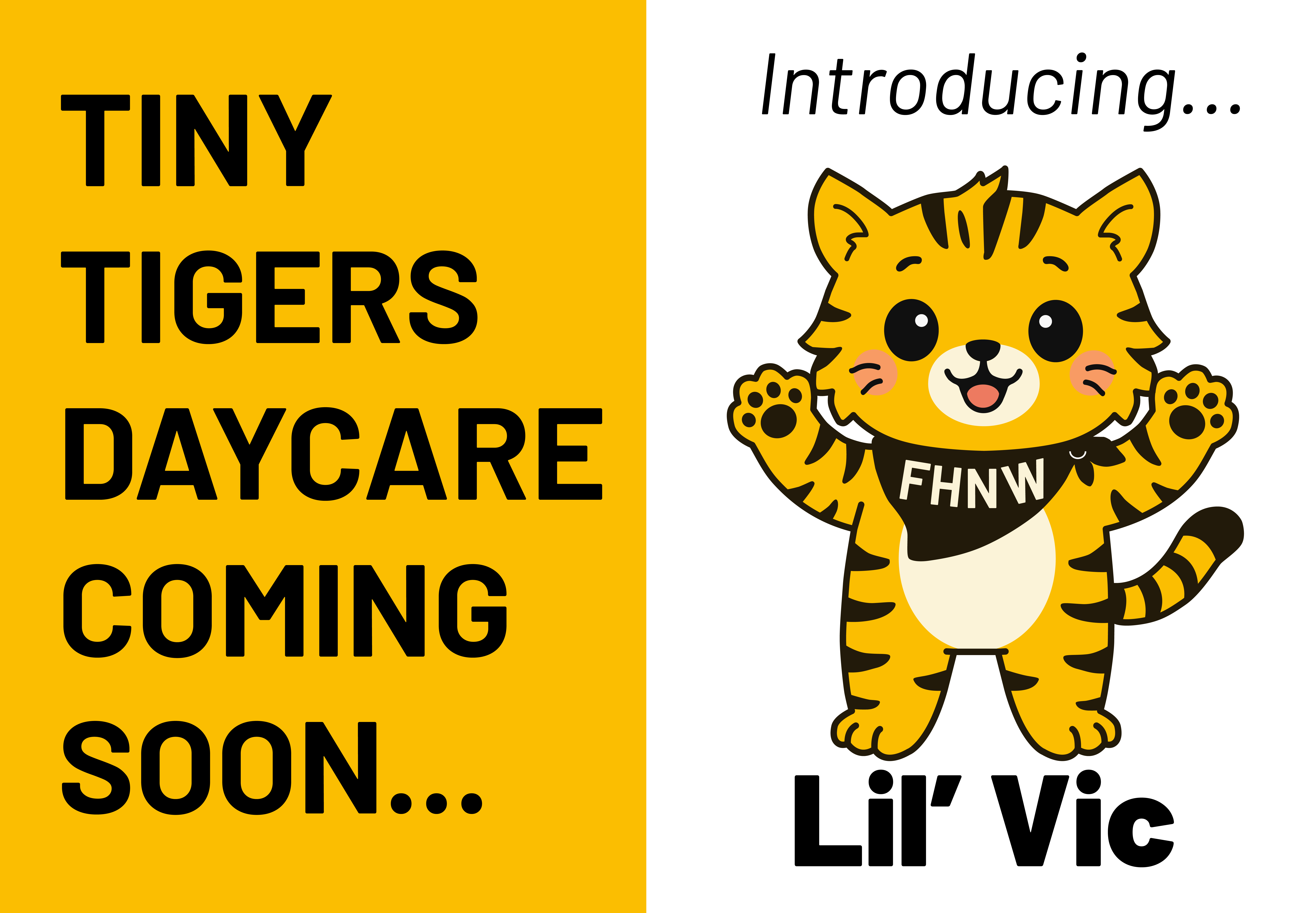 Tiny Tigers Daycare Coming Soon...